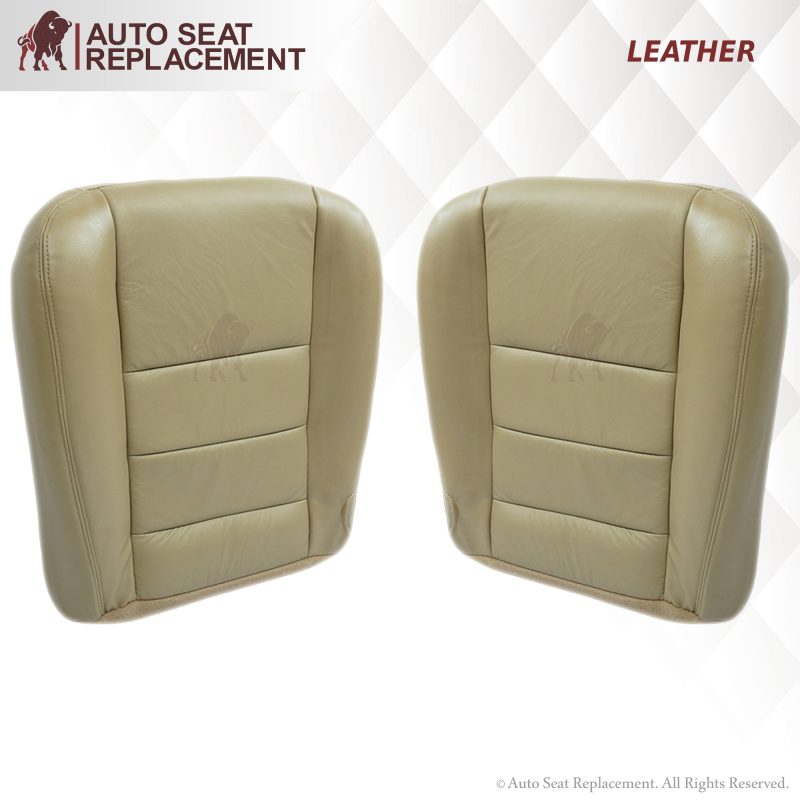 2002-2007 Ford F250 F350 Lariat Seat Cover in Tan: Choose Leather or Vinyl- 2000 2001 2002 2003 2004 2005 2006- Leather- Vinyl- Seat Cover Replacement- Auto Seat Replacement