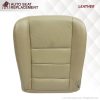 2002-2007 Ford F250 F350 Lariat Leather Seat Cover: Driver & Passenger, Bottom/Top/Lean Back, Tan- 2000 2001 2002 2003 2004 2005 2006- Leather- Vinyl- Seat Cover Replacement- Auto Seat Replacement