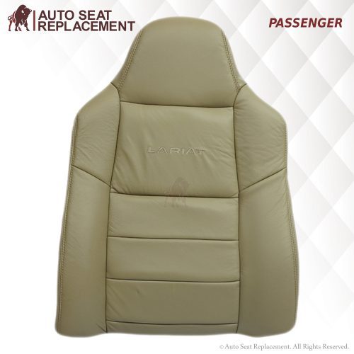 2002-2007 Ford F250 F350 Lariat Seat Cover in Tan: Choose Leather or Vinyl- 2000 2001 2002 2003 2004 2005 2006- Leather- Vinyl- Seat Cover Replacement- Auto Seat Replacement