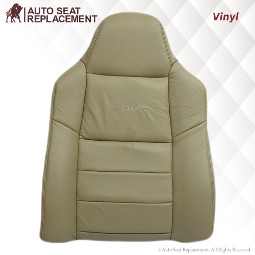 2002-2007 Ford F250 F350 Lariat Seat Cover in Tan: Choose Leather or Vinyl- 2000 2001 2002 2003 2004 2005 2006- Leather- Vinyl- Seat Cover Replacement- Auto Seat Replacement