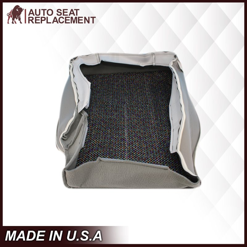 2003 2004 2005 2006 2007 Chevy Silverado GMC Sierra Driver Bottom Cloth Seat Cover LightGray Light Gray