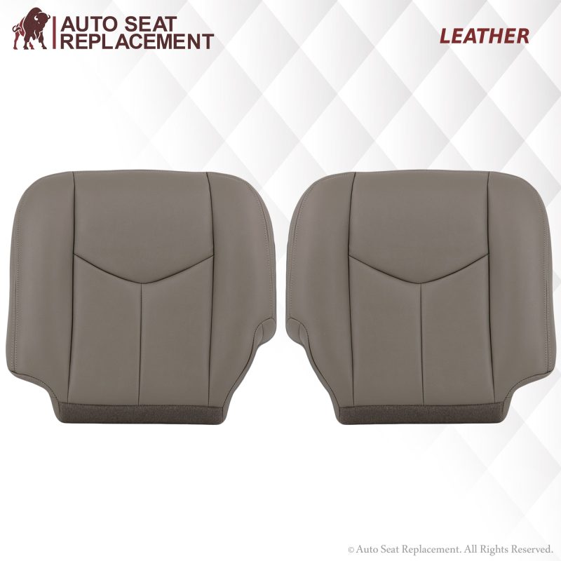 2003-2007 Chevy Tahoe/Suburban Seat Cover in Light Gray: Choose From Variations- 2000 2001 2002 2003 2004 2005 2006- Leather- Vinyl- Seat Cover Replacement- Auto Seat Replacement