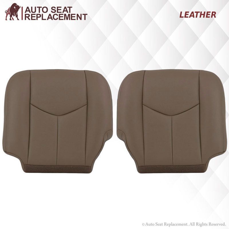 2003-2007 Chevy Silverado/Avalanche Seat Cover in Tan: Choose Leather or Vinyl- 2000 2001 2002 2003 2004 2005 2006- Leather- Vinyl- Seat Cover Replacement- Auto Seat Replacement