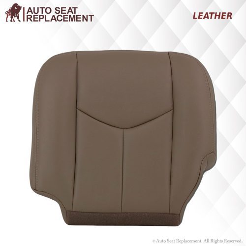 2003-2007 Chevy Silverado/Avalanche Seat Cover in Tan: Choose Leather or Vinyl- 2000 2001 2002 2003 2004 2005 2006- Leather- Vinyl- Seat Cover Replacement- Auto Seat Replacement