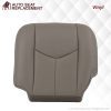 2003-2007 Chevy Silverado/Avalanche Seat Cover In Light Gray: Choose From Variation- 2000 2001 2002 2003 2004 2005 2006- Leather- Vinyl- Seat Cover Replacement- Auto Seat Replacement