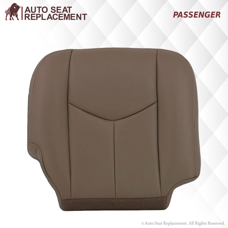 2003-2007 Chevy Silverado/Avalanche Seat Cover in Tan: Choose Leather or Vinyl- 2000 2001 2002 2003 2004 2005 2006- Leather- Vinyl- Seat Cover Replacement- Auto Seat Replacement