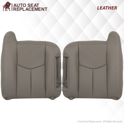 2003-2007 Chevy Tahoe/Suburban Seat Cover in Light Gray: Choose From Variations- 2000 2001 2002 2003 2004 2005 2006- Leather- Vinyl- Seat Cover Replacement- Auto Seat Replacement