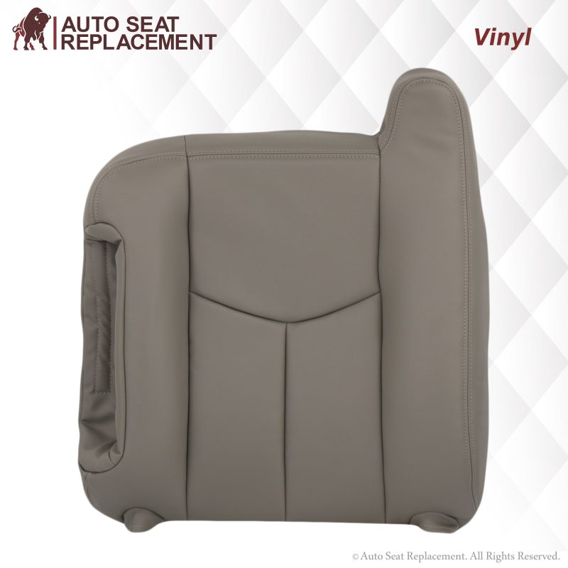 2003-2007 Chevy Tahoe/Suburban Seat Cover in Light Gray: Choose From Variations- 2000 2001 2002 2003 2004 2005 2006- Leather- Vinyl- Seat Cover Replacement- Auto Seat Replacement