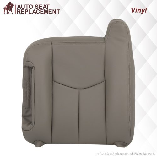 2003-2007 GMC Sierra Seat Cover In Light Gray: Choose From Variation- 2000 2001 2002 2003 2004 2005 2006- Leather- Vinyl- Seat Cover Replacement- Auto Seat Replacement