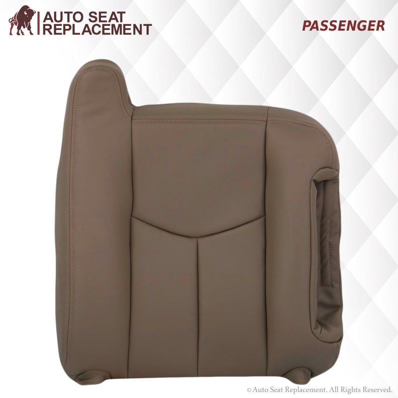 2003-2007 Chevy Silverado/Avalanche Seat Cover in Tan: Choose Leather or Vinyl- 2000 2001 2002 2003 2004 2005 2006- Leather- Vinyl- Seat Cover Replacement- Auto Seat Replacement