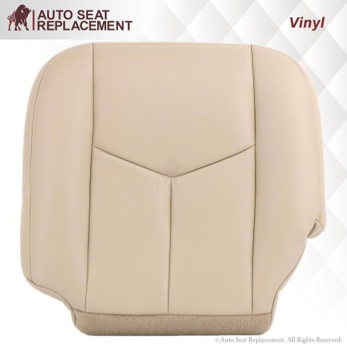 2003-2006 Chevy Tahoe/Suburban Seat Cover in Light Tan: Choose From Variation- 2000 2001 2002 2003 2004 2005 2006- Leather- Vinyl- Seat Cover Replacement- Auto Seat Replacement