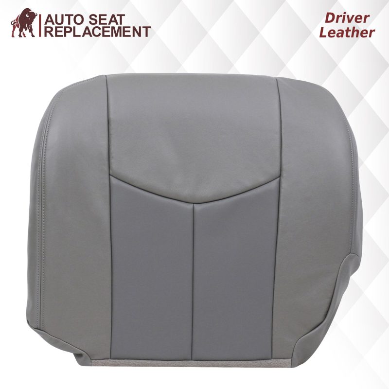 2003-2006 GMC Sierra & Yukon Denali Seat Cover in 2 Tone Gray: Choose From Variants- 2000 2001 2002 2003 2004 2005 2006- Leather- Vinyl- Seat Cover Replacement- Auto Seat Replacement