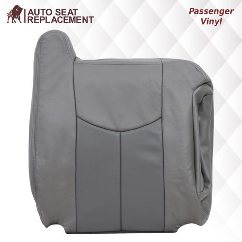 2003-2006 GMC Sierra & Yukon Denali Seat Cover in 2 Tone Gray: Choose From Variants- 2000 2001 2002 2003 2004 2005 2006- Leather- Vinyl- Seat Cover Replacement- Auto Seat Replacement