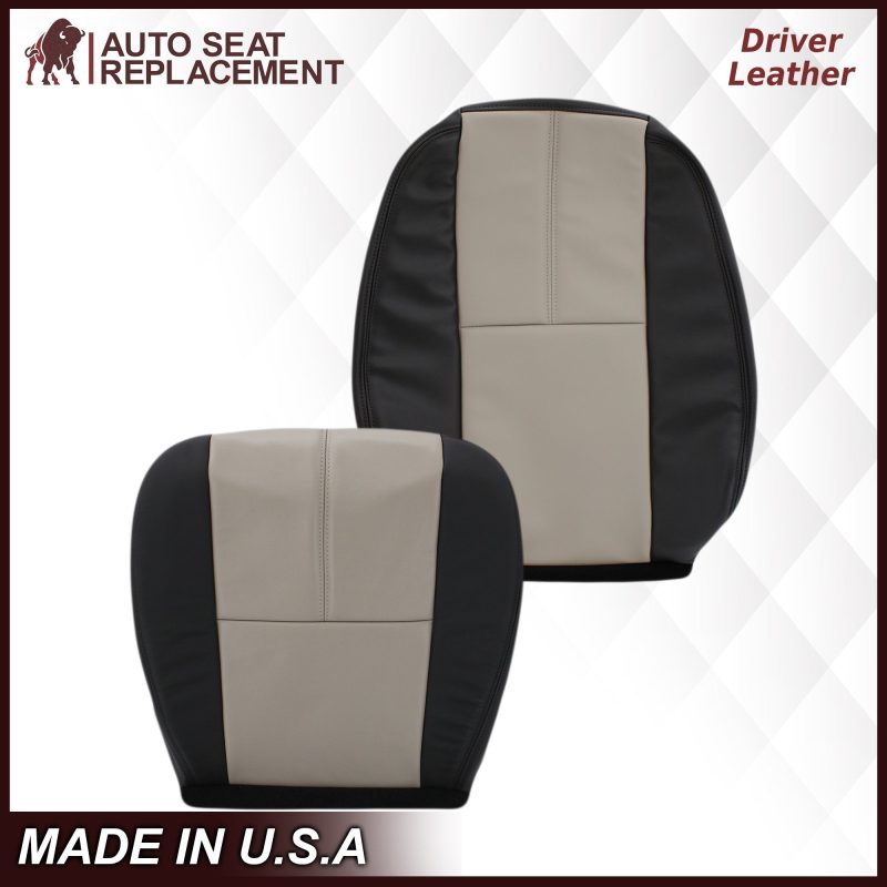 2007-2014 Chevy Silverado Seat Cover In 2tone Gray/Black: Choose From Variation- 2000 2001 2002 2003 2004 2005 2006- Leather- Vinyl- Seat Cover Replacement- Auto Seat Replacement