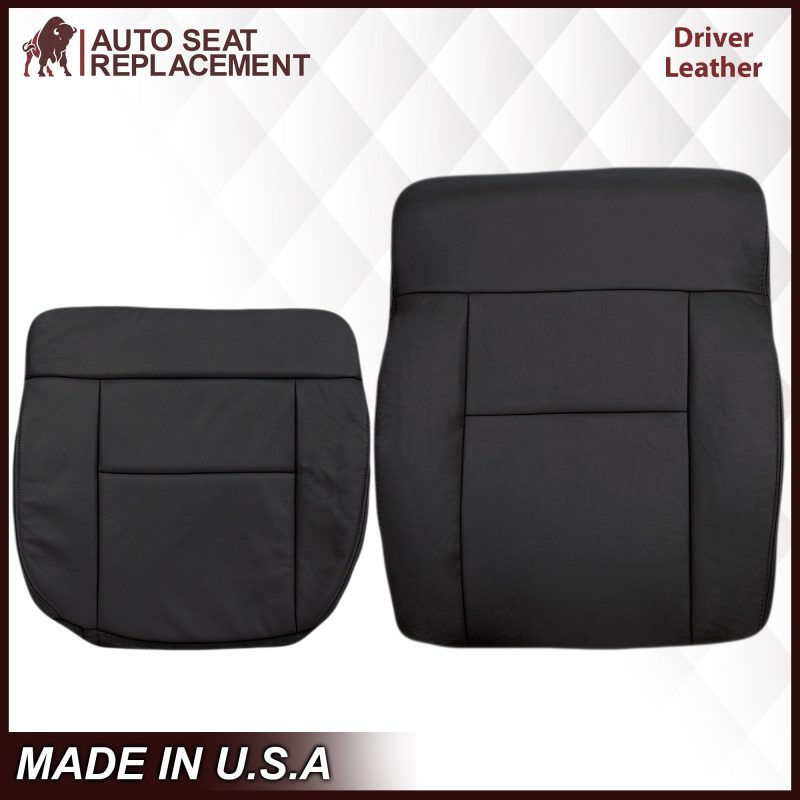 2004-2008 Ford F150 Seat Cover in Black: Choose Leather or Vinyl- 2000 2001 2002 2003 2004 2005 2006- Leather- Vinyl- Seat Cover Replacement- Auto Seat Replacement