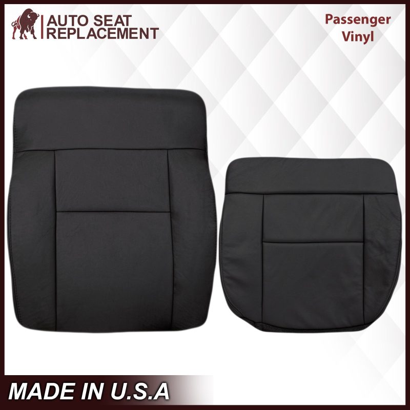 2004-2008 Ford F150 Seat Cover in Black: Choose Leather or Vinyl- 2000 2001 2002 2003 2004 2005 2006- Leather- Vinyl- Seat Cover Replacement- Auto Seat Replacement