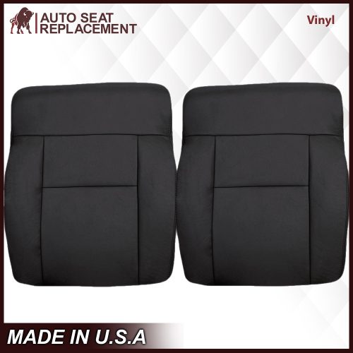 2004-2008 Ford F150 Seat Cover in Black: Choose Leather or Vinyl- 2000 2001 2002 2003 2004 2005 2006- Leather- Vinyl- Seat Cover Replacement- Auto Seat Replacement