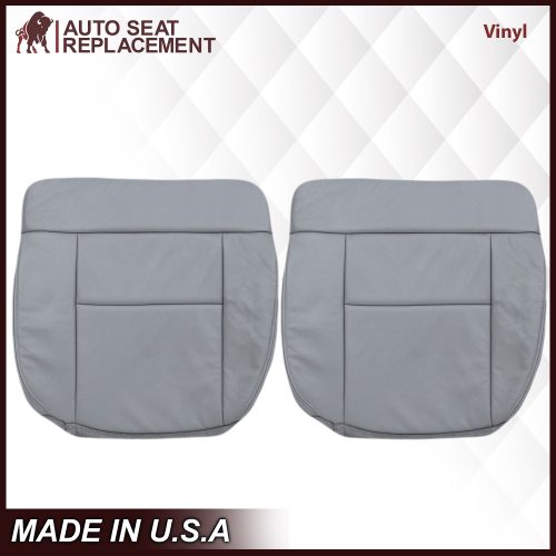 2004-2008 Ford F150 Seat Cover in Gray: Choose Leather or Vinyl- 2000 2001 2002 2003 2004 2005 2006- Leather- Vinyl- Seat Cover Replacement- Auto Seat Replacement