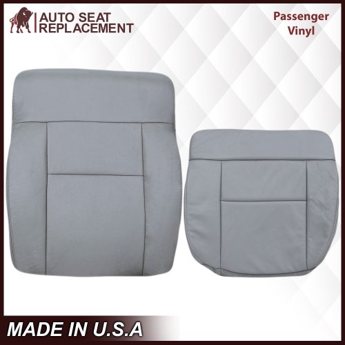 2004-2008 Ford F150 Seat Cover in Gray: Choose Leather or Vinyl- 2000 2001 2002 2003 2004 2005 2006- Leather- Vinyl- Seat Cover Replacement- Auto Seat Replacement