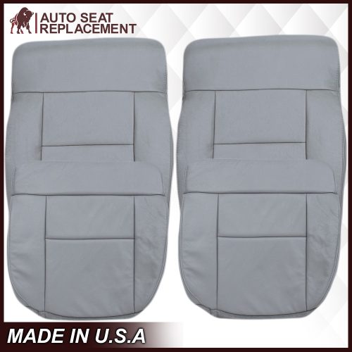 2004 Ford F150 Light Parchment Gray Driver Bottom Leather SeatCoverReplacement43 abaf1593 5e8a 4c39 8a1d 3e564e036e19