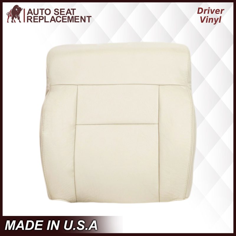 2004 Ford F150 Seat Cover in Light Parchment Tan: Choose Leather or Vinyl- 2000 2001 2002 2003 2004 2005 2006- Leather- Vinyl- Seat Cover Replacement- Auto Seat Replacement