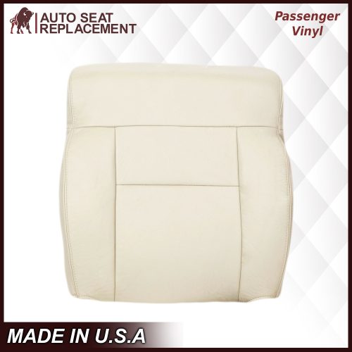 2004 Ford F150 Seat Cover in Light Parchment Tan: Choose Leather or Vinyl- 2000 2001 2002 2003 2004 2005 2006- Leather- Vinyl- Seat Cover Replacement- Auto Seat Replacement