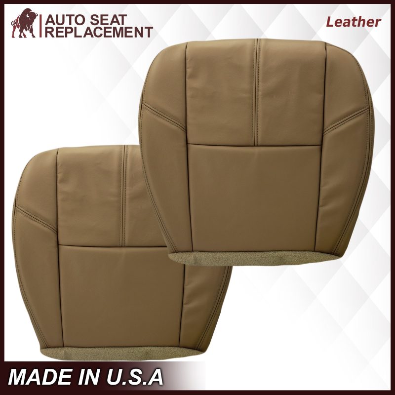 2007-2013 Chevy Avalanche Seat Cover In Tan: Choose From Variations- 2000 2001 2002 2003 2004 2005 2006- Leather- Vinyl- Seat Cover Replacement- Auto Seat Replacement