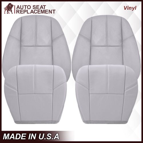 2007-2014 Chevy Tahoe/Suburban Seat Cover In Gray: Choose From Variation- 2000 2001 2002 2003 2004 2005 2006- Leather- Vinyl- Seat Cover Replacement- Auto Seat Replacement