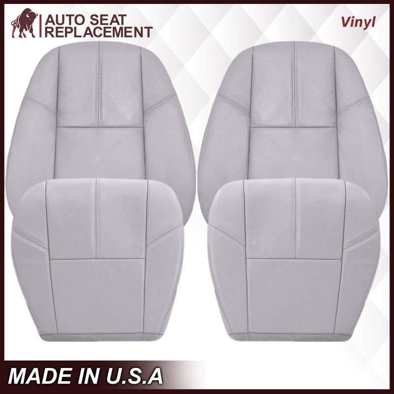 2007-2014 Chevy Tahoe/Suburban Seat Cover In Gray: Choose From Variation- 2000 2001 2002 2003 2004 2005 2006- Leather- Vinyl- Seat Cover Replacement- Auto Seat Replacement