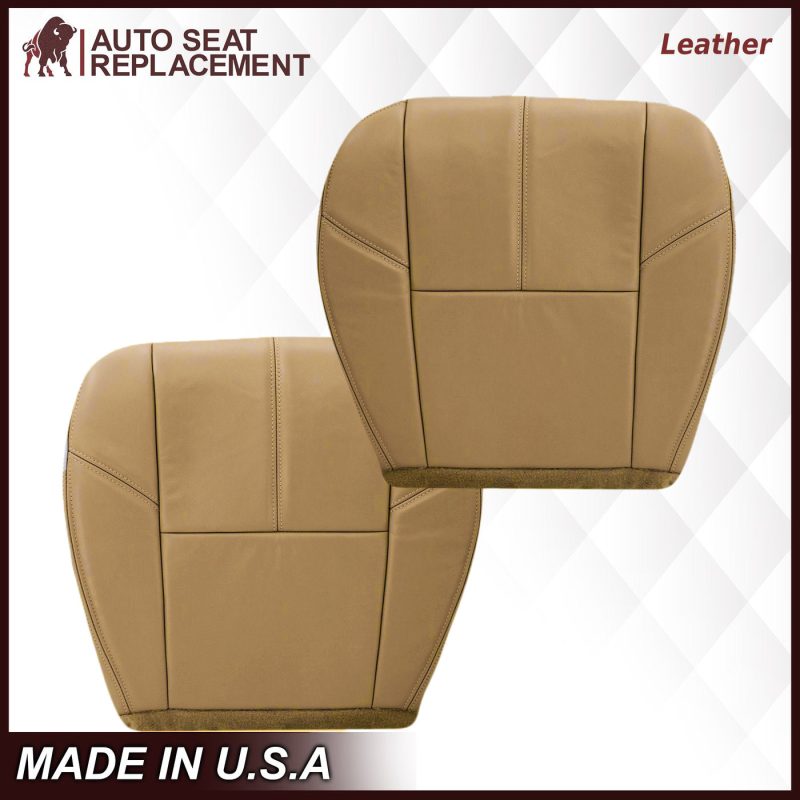 2007-2014 GMC Yukon/Sierra Seat Cover In Tan: Choose From Variation- 2000 2001 2002 2003 2004 2005 2006- Leather- Vinyl- Seat Cover Replacement- Auto Seat Replacement