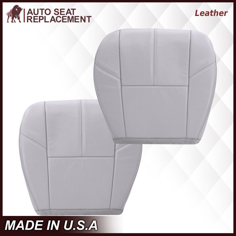 2007-2013 Chevy Avalanche Seat Cover In Gray: Choose From Variation- 2000 2001 2002 2003 2004 2005 2006- Leather- Vinyl- Seat Cover Replacement- Auto Seat Replacement