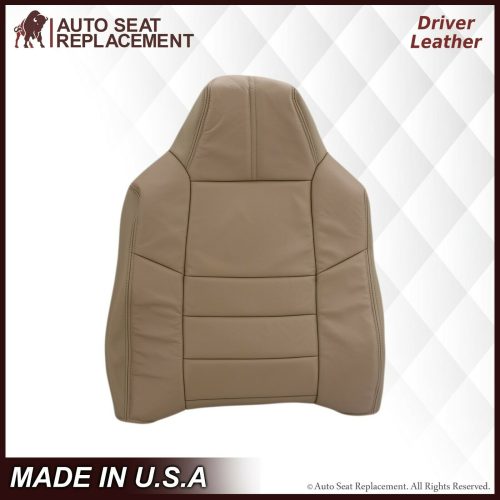 2008-2010 Ford F-250 F-350 F-450 F-550 Lariat Seat Cover in Camel Tan: Choose From Variants- 2000 2001 2002 2003 2004 2005 2006- Leather- Vinyl- Seat Cover Replacement- Auto Seat Replacement