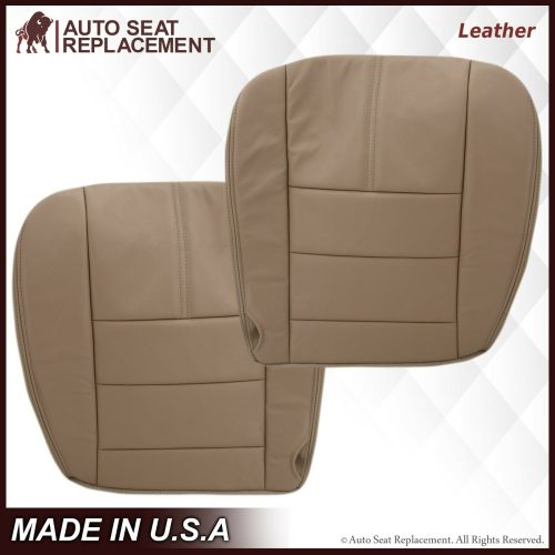 2008-2010 Ford F-250 F-350 F-450 F-550 Lariat Seat Cover in Camel Tan: Choose From Variants- 2000 2001 2002 2003 2004 2005 2006- Leather- Vinyl- Seat Cover Replacement- Auto Seat Replacement