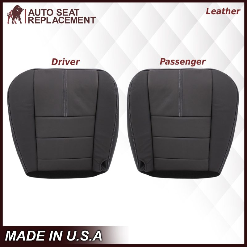 2008-2010 Ford F-250 F-350 F-450 F-550 Lariat Seat Cover in Black: Choose From Variants- 2000 2001 2002 2003 2004 2005 2006- Leather- Vinyl- Seat Cover Replacement- Auto Seat Replacement