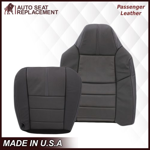 2008-2010 Ford F-250 F-350 F-450 F-550 Lariat Seat Cover in Black: Choose From Variants- 2000 2001 2002 2003 2004 2005 2006- Leather- Vinyl- Seat Cover Replacement- Auto Seat Replacement