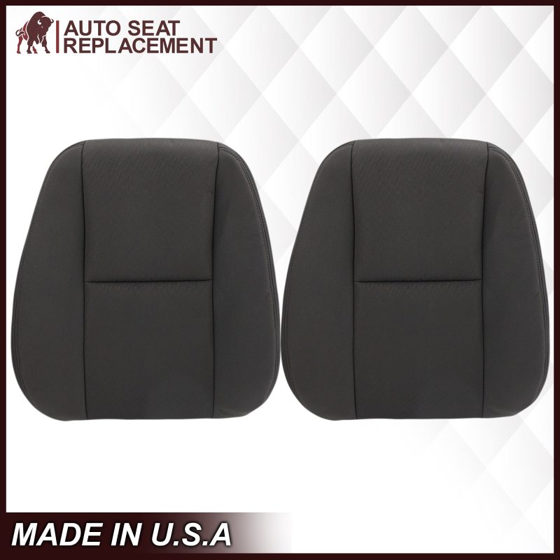 2009-2014 Chevy Silverado Cloth Seat Cover In Black: Choose From Variation- 2000 2001 2002 2003 2004 2005 2006- Leather- Vinyl- Seat Cover Replacement- Auto Seat Replacement