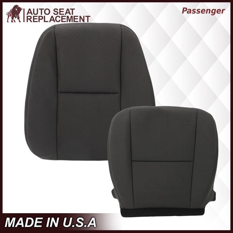 2007-2014 Gmc Sierra Cloth Seat Cover In Black: Choose From Variation- 2000 2001 2002 2003 2004 2005 2006- Leather- Vinyl- Seat Cover Replacement- Auto Seat Replacement