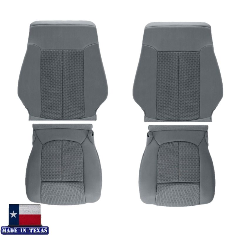 2011 2012 2013 2014 2015 2016 Ford F250 F350 XLT Gray Cloth fabrci material Seat Covers