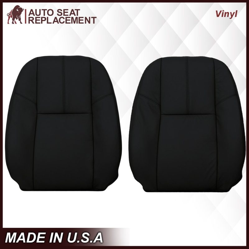 2007-2014 Chevy Silverado Seat Cover In Black: Choose From Variation- 2000 2001 2002 2003 2004 2005 2006- Leather- Vinyl- Seat Cover Replacement- Auto Seat Replacement