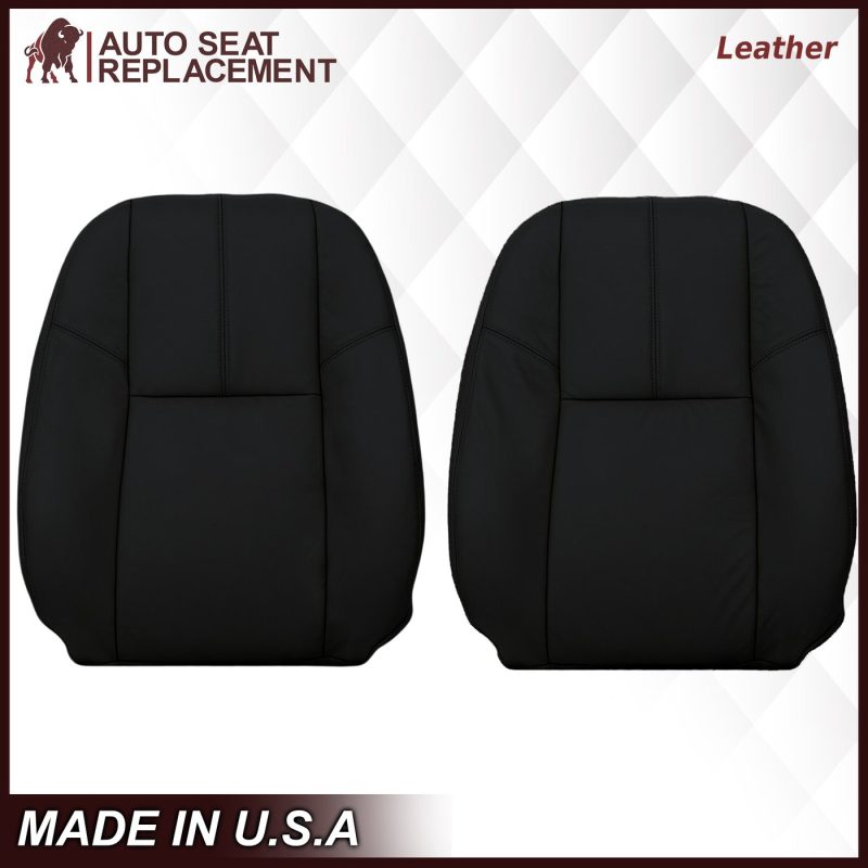 2007-2013 Chevy Avalanche Seat Cover In Black: Choose From Variation- 2000 2001 2002 2003 2004 2005 2006- Leather- Vinyl- Seat Cover Replacement- Auto Seat Replacement