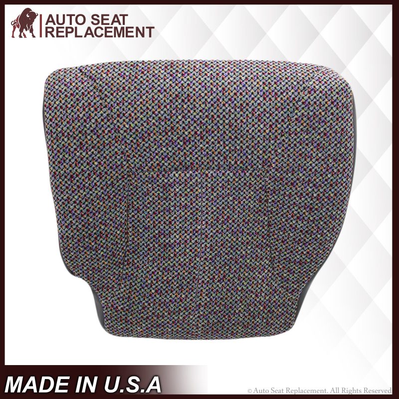 1998-2002 Dodge Ram 2500 3500 SLT Laramie Seat Cover in Cloth with Dark Gray skirt : Choose From Variation- 2000 2001 2002 2003 2004 2005 2006- Leather- Vinyl- Seat Cover Replacement- Auto Seat Replacement