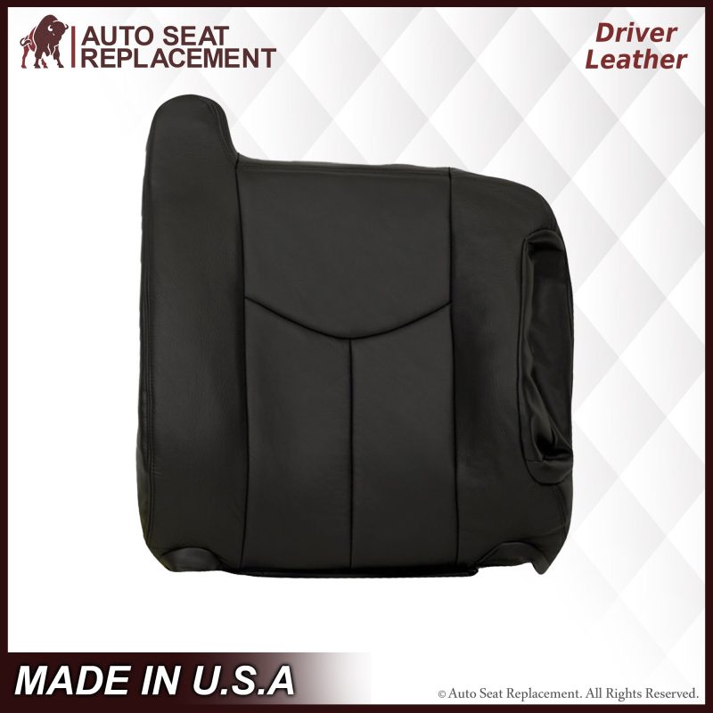 2003-2007 Chevy Silverado/Avalanche Seat Cover in Dark Gray: Choose Leather or Vinyl- 2000 2001 2002 2003 2004 2005 2006- Leather- Vinyl- Seat Cover Replacement- Auto Seat Replacement