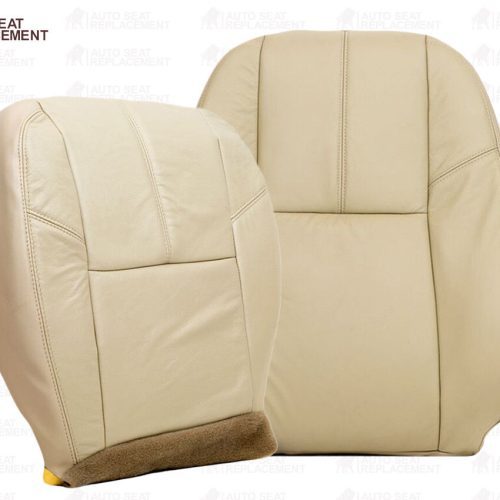 2008 2009 2010 2011 2012 2013 2014 Chevy Silverado Bottom Leather Seat Cover-Tan- 2000 2001 2002 2003 2004 2005 2006- Leather- Vinyl- Seat Cover Replacement- Auto Seat Replacement