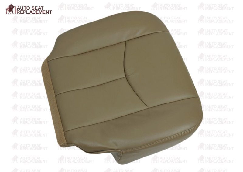 2003 To 2006 Chevy Silverado, Avalanche & GMC Sierra Upholstery Seat covers Tan- 2000 2001 2002 2003 2004 2005 2006- Leather- Vinyl- Seat Cover Replacement- Auto Seat Replacement