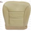 2000 2001 Ford Excursion Limited XLT Bottom Leather Seat Cover Replacement Tan- 2000 2001 2002 2003 2004 2005 2006- Leather- Vinyl- Seat Cover Replacement- Auto Seat Replacement