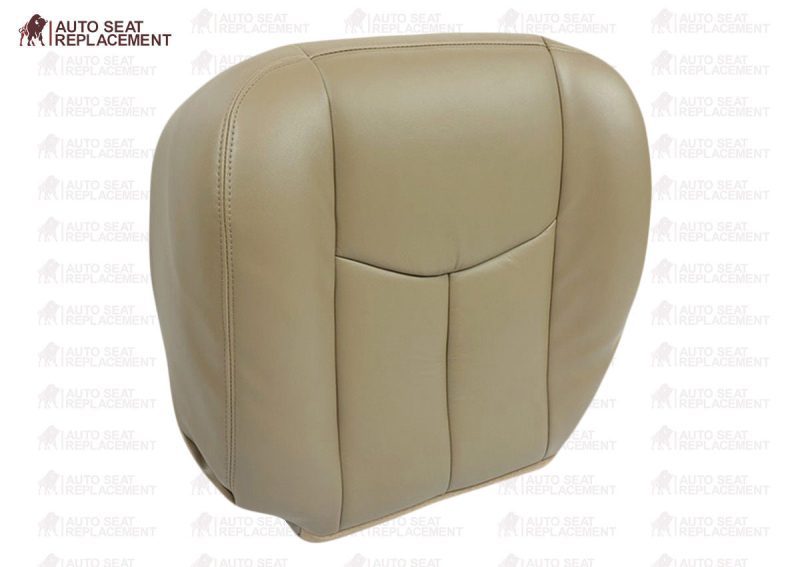 2003 To 2006 Chevy Silverado, Avalanche & GMC Sierra Upholstery Seat covers Tan- 2000 2001 2002 2003 2004 2005 2006- Leather- Vinyl- Seat Cover Replacement- Auto Seat Replacement