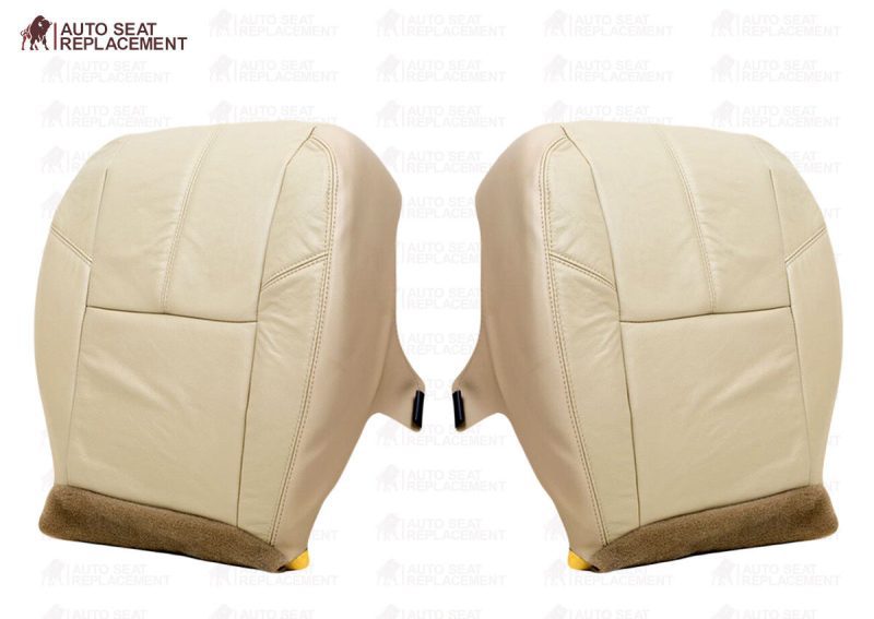 2008 2009 2010 2011 2012 2013 2014 Chevy Silverado Bottom Leather Seat Cover-Tan- 2000 2001 2002 2003 2004 2005 2006- Leather- Vinyl- Seat Cover Replacement- Auto Seat Replacement