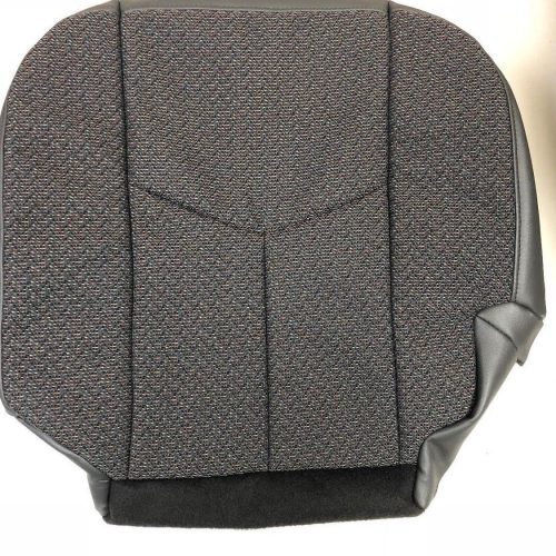 2003-2004-2005-2006- 2007 Chevy Silverado Driver/Passenger Bottom Cloth Seat Cover Dark Gray- 2000 2001 2002 2003 2004 2005 2006- Leather- Vinyl- Seat Cover Replacement- Auto Seat Replacement