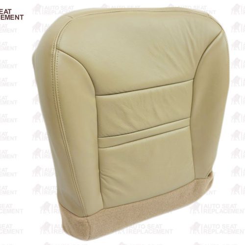 2000 2001 Ford Excursion Limited XLT Bottom Leather Seat Cover Replacement Tan- 2000 2001 2002 2003 2004 2005 2006- Leather- Vinyl- Seat Cover Replacement- Auto Seat Replacement