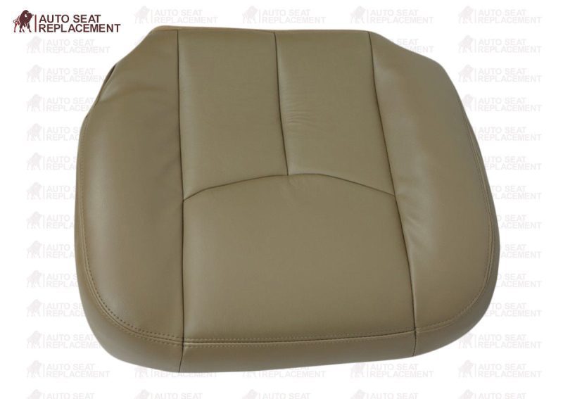 2003 To 2006 Chevy Silverado, Avalanche & GMC Sierra Upholstery Seat covers Tan- 2000 2001 2002 2003 2004 2005 2006- Leather- Vinyl- Seat Cover Replacement- Auto Seat Replacement